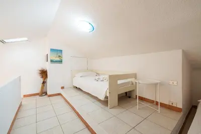 Letto o letti in una camera di Chia Panoramic Sea View, SouthSardiniaHolidays