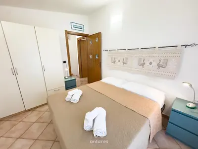 Letto o letti in una camera di Domu Cycas