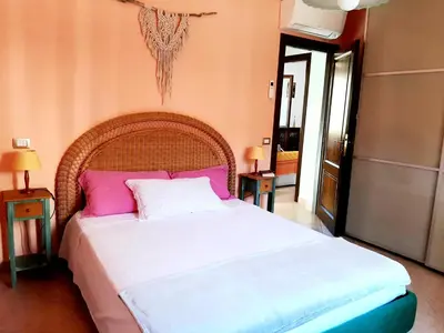 Letto o letti in una camera di Casa Keta