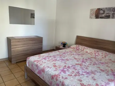 Letto o letti in una camera di La casa di ELEOBEA