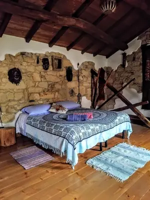 Letto o letti in una camera di ForruHouse