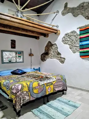 Letto o letti in una camera di ForruHouse