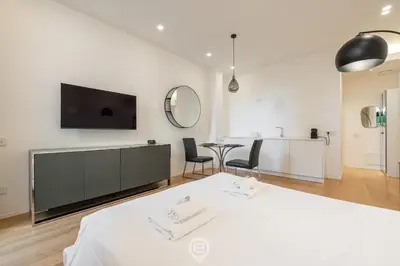 Letto o letti in una camera di Loft 4 Via Campidano