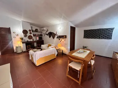 Letto o letti in una camera di Villa Aurora