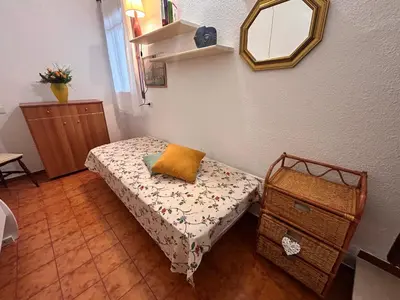 Letto o letti in una camera di Villa Aurora