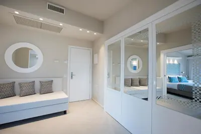 Letto o letti in una camera di Cormoran Resort Villasimius