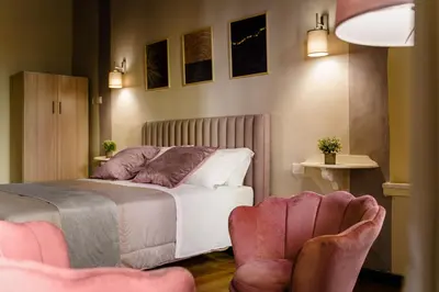 Letto o letti in una camera di Oisife Apartments
