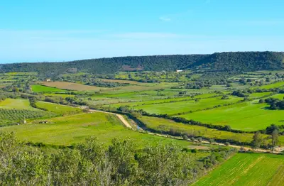 Paesaggio naturale nelle vicinanze dell'agriturismo