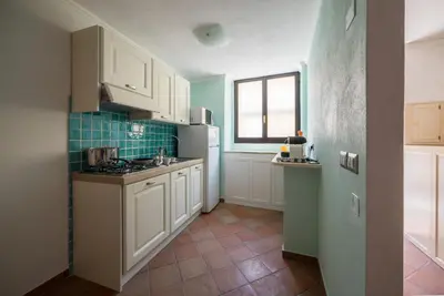 Cucina o angolo cottura di Casa Spiga