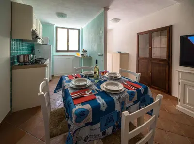 Cucina o angolo cottura di Casa Spiga