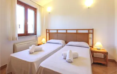 Letto o letti in una camera di Beautiful Home In Costa Rei -Ca-