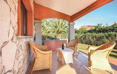 Balcone o terrazza di Beautiful Home In Costa Rei -Ca-