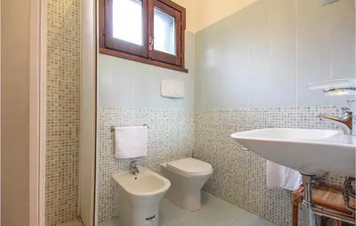 Bagno di Lovely Apartment In Costa Rei -Ca-