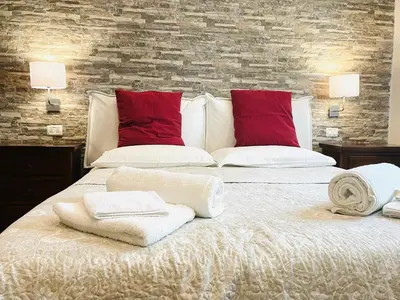 Letto o letti in una camera di House Suestellas
