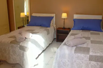 Letto o letti in una camera di Pimpioxelli
