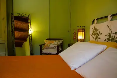 Letto o letti in una camera di Pimpioxelli