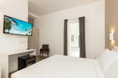 TV o dispositivi per l'intrattenimento presso Aras Hotel Boutique