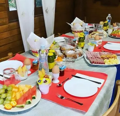 Cibo presso il bed & breakfast o nelle vicinanze