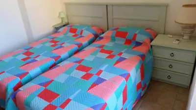 Letto o letti in una camera di L'Onda Blu