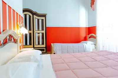 Letto o letti in una camera di Le Tre Stelle