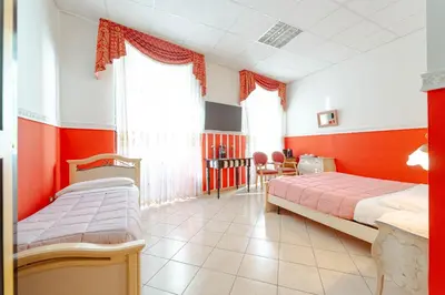 Letto o letti in una camera di Le Tre Stelle
