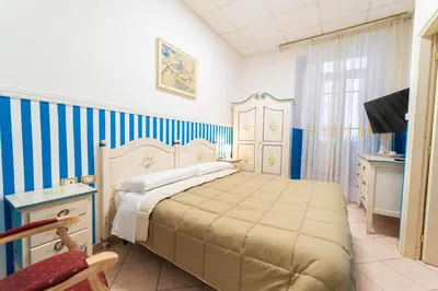 Letto o letti in una camera di Le Tre Stelle