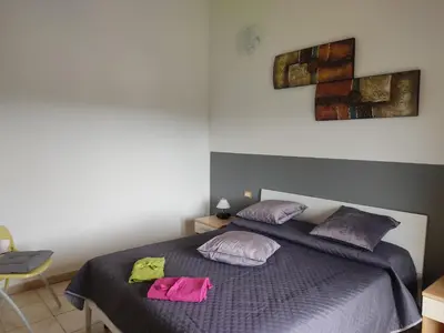 Letto o letti in una camera di Casa Vacanze - Villa San Pietro