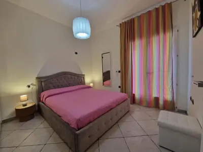 Letto o letti in una camera di Casa Sinzias con piscina 9 posti letto