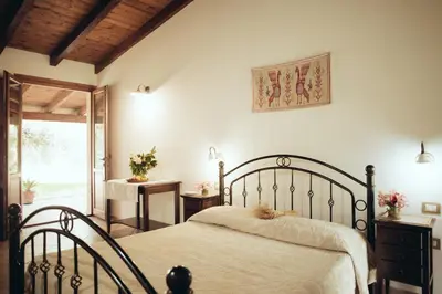 Letto o letti in una camera di Su Leunaxiu