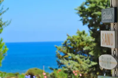 Paesaggio naturale nelle vicinanze della villa