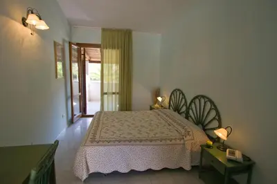 Letto o letti in una camera di Il Complesso Saraceno