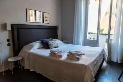 Letto o letti in una camera di Al Sale