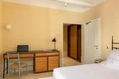 Letto o letti in una camera di Hotel Le Dune Piscinas