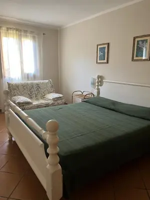 Letto o letti in una camera di Villa Mediterraneo