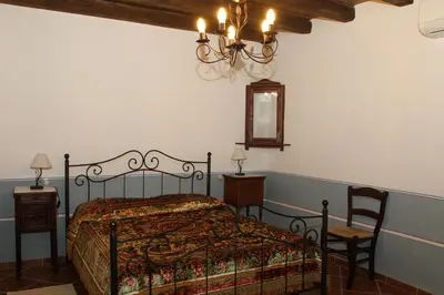 Letto o letti in una camera di B&B Charme Sa Pardina