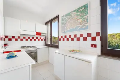 Cucina o angolo cottura di Carloforte Palme House