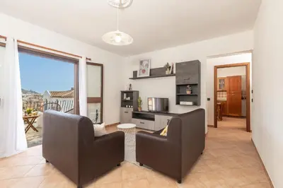 Cucina o angolo cottura di Casa sa Montera B - Terrazza Vista Mare