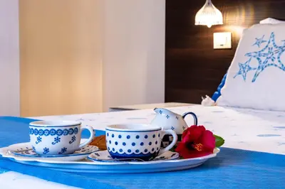 Letto o letti in una camera di La Casa delle Conchiglie