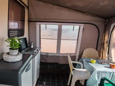 Area soggiorno di Camping Cala d'Ostia