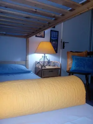 Letto o letti in una camera di Il Rifugio del Conte
