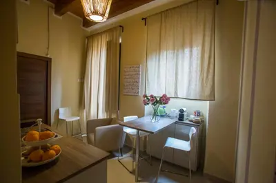 Area soggiorno di Stampace Apartments