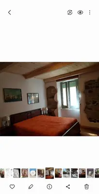 Letto o letti in una camera di Casa Michele