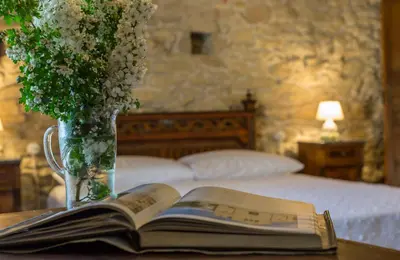 Letto o letti in una camera di Cortis Antigas
