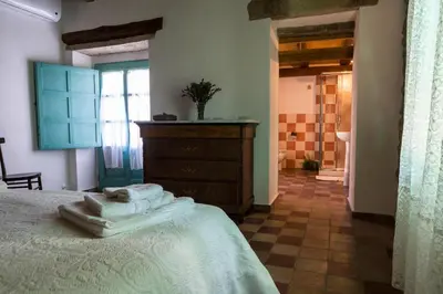 Letto o letti in una camera di Cortis Antigas