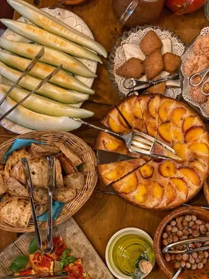Cibo presso il bed & breakfast o nelle vicinanze
