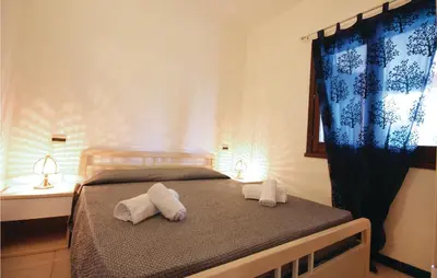 Letto o letti in una camera di Gorgeous Apartment In Costa Rei -Ca-