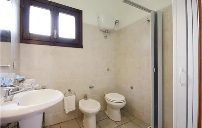 Bagno di Lovely Apartment In Costa Rei -Ca-