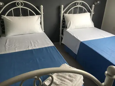 Letto o letti in una camera di AGRIB&B Il Pomo d'oro