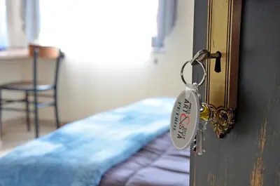 Letto o letti in una camera di Artista B&B