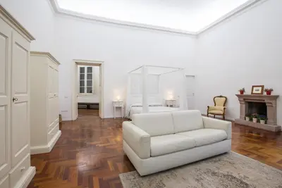 Area soggiorno di Residenze al Castello
